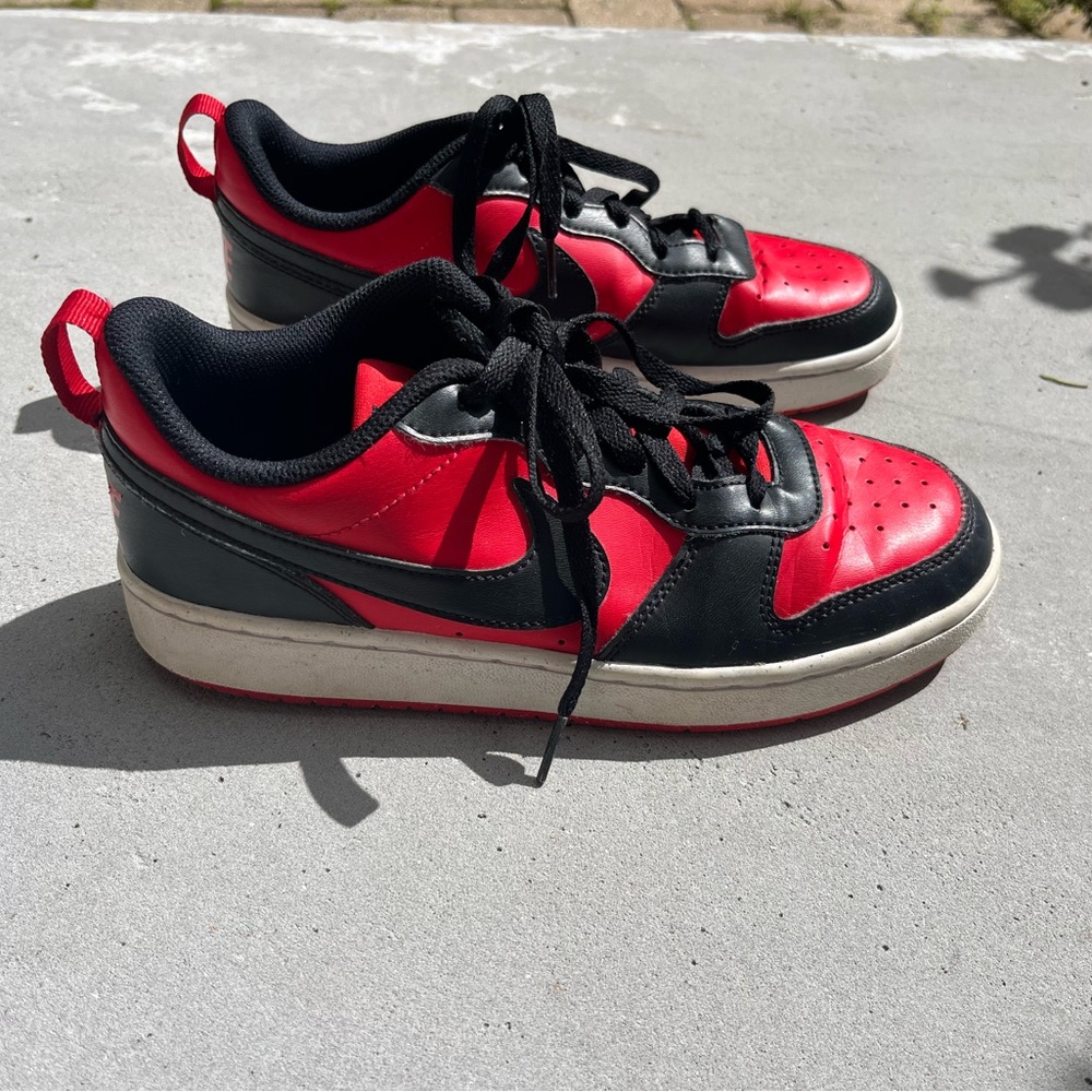 Nike Black and Red Sneakers